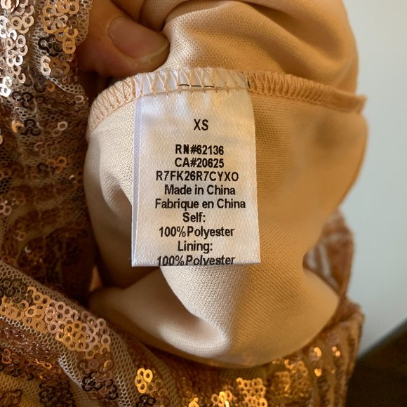 Guess Marley Sequin Strapless Dress - Picture 6 of 9